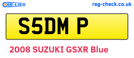 S5DMP are the vehicle registration plates.
