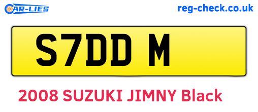 S7DDM are the vehicle registration plates.