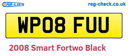 Black 2008 Smart Fortwo (WP08FUU)