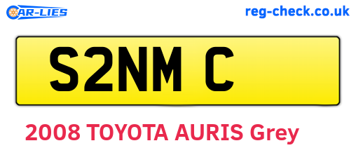 S2NMC are the vehicle registration plates.