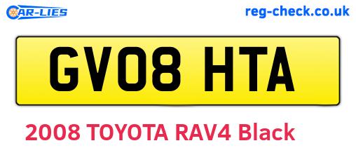 GV08HTA are the vehicle registration plates.