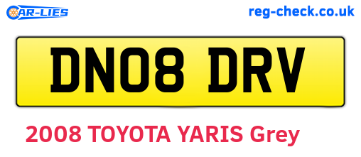 DN08DRV are the vehicle registration plates.