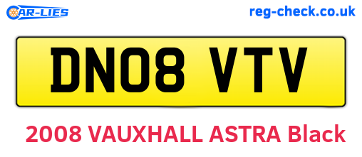 DN08VTV are the vehicle registration plates.