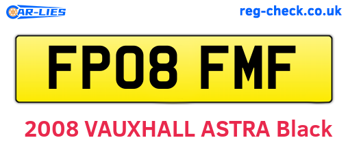 FP08FMF are the vehicle registration plates.