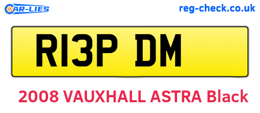 R13PDM are the vehicle registration plates.