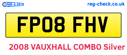 FP08FHV are the vehicle registration plates.