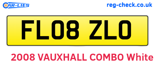 FL08ZLO are the vehicle registration plates.