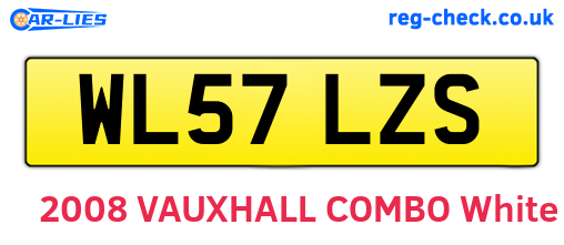 WL57LZS are the vehicle registration plates.