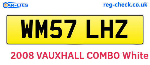 WM57LHZ are the vehicle registration plates.