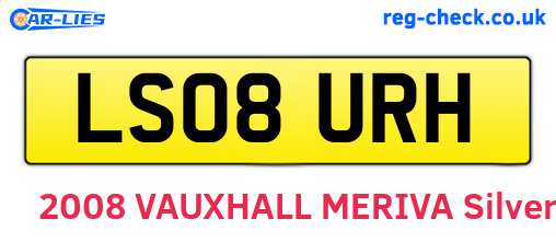 LS08URH are the vehicle registration plates.