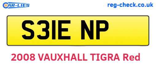 S31ENP are the vehicle registration plates.