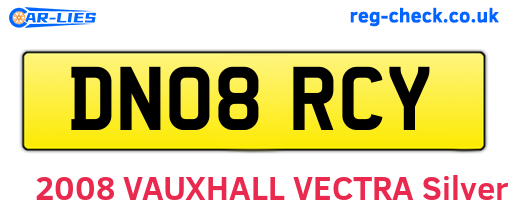 DN08RCY are the vehicle registration plates.