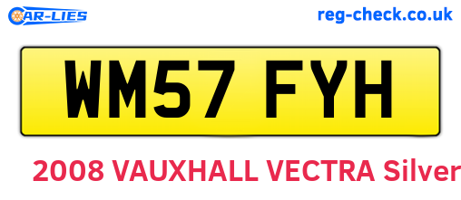 WM57FYH are the vehicle registration plates.