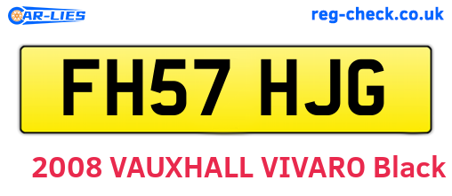 FH57HJG are the vehicle registration plates.