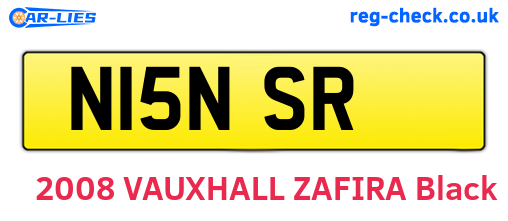 N15NSR are the vehicle registration plates.