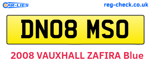 DN08MSO are the vehicle registration plates.