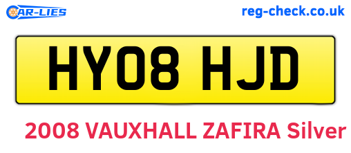 HY08HJD are the vehicle registration plates.