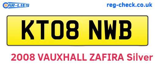 KT08NWB are the vehicle registration plates.