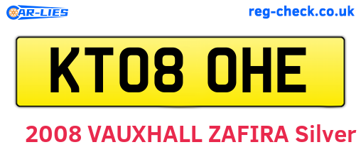 KT08OHE are the vehicle registration plates.