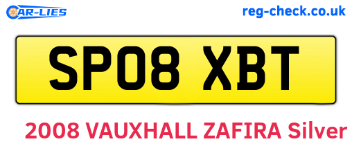 SP08XBT are the vehicle registration plates.