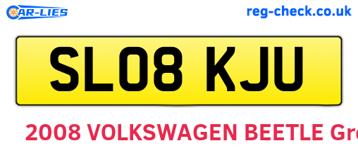 SL08KJU are the vehicle registration plates.