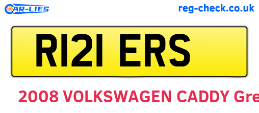 R121ERS are the vehicle registration plates.