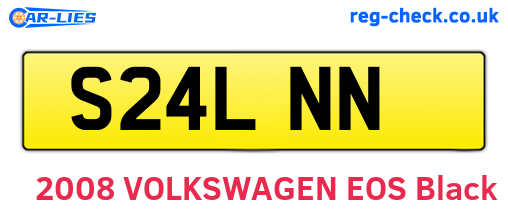 S24LNN are the vehicle registration plates.