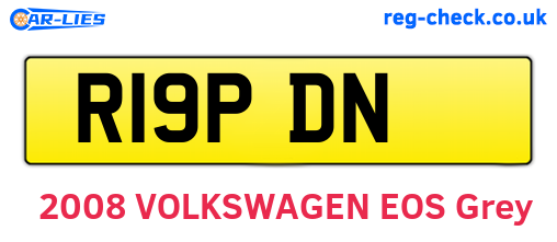 R19PDN are the vehicle registration plates.