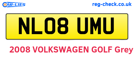 NL08UMU are the vehicle registration plates.