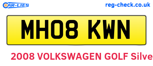 MH08KWN are the vehicle registration plates.