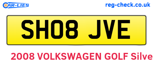 SH08JVE are the vehicle registration plates.