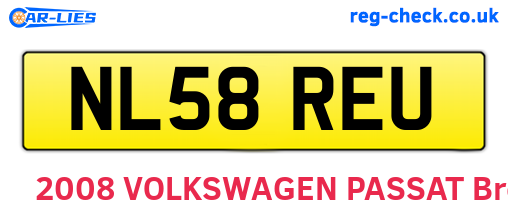 NL58REU are the vehicle registration plates.