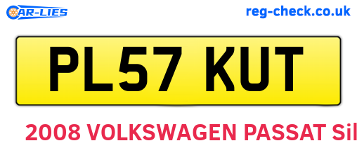 PL57KUT are the vehicle registration plates.