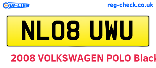 NL08UWU are the vehicle registration plates.