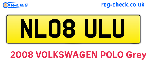 NL08ULU are the vehicle registration plates.