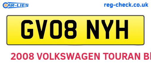 GV08NYH are the vehicle registration plates.