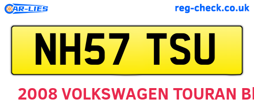 NH57TSU are the vehicle registration plates.