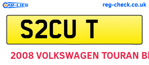 S2CUT are the vehicle registration plates.