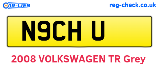 N9CHU are the vehicle registration plates.