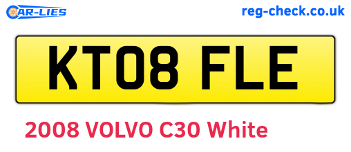 KT08FLE are the vehicle registration plates.