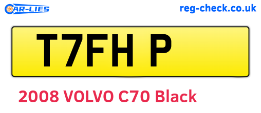 T7FHP are the vehicle registration plates.