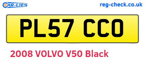 PL57CCO are the vehicle registration plates.