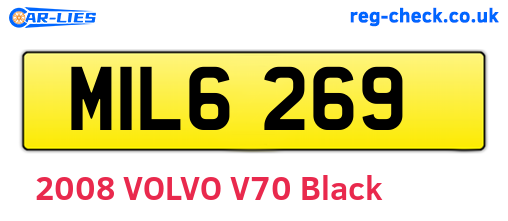 MIL6269 are the vehicle registration plates.