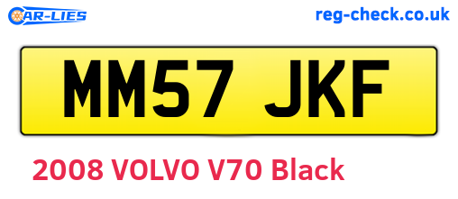 MM57JKF are the vehicle registration plates.