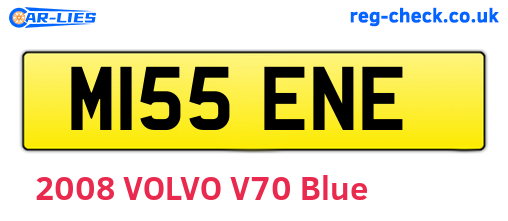 M155ENE are the vehicle registration plates.