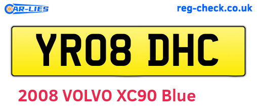 YR08DHC are the vehicle registration plates.