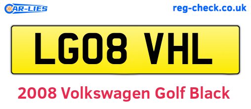 Black 2008 Volkswagen Golf (LG08VHL)