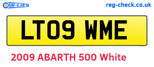 LT09WME are the vehicle registration plates.