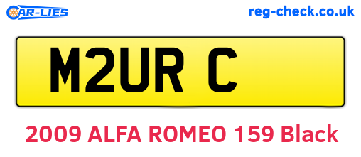 M2URC are the vehicle registration plates.