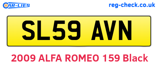 SL59AVN are the vehicle registration plates.